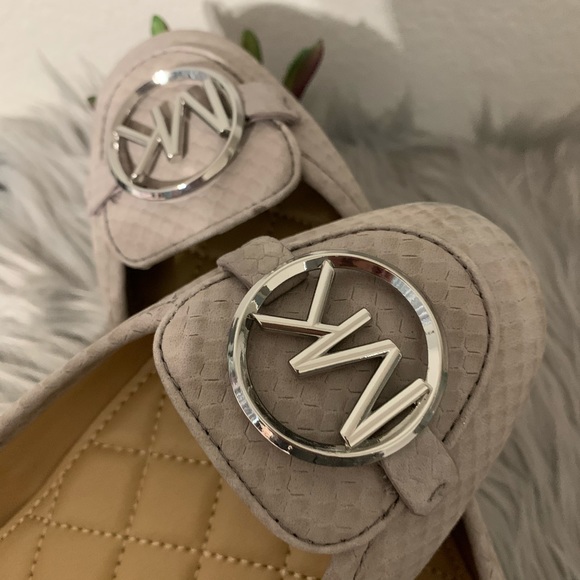 NWT Michael Kors Lillie Snake Print Leather Flats - Picture 5 of 5